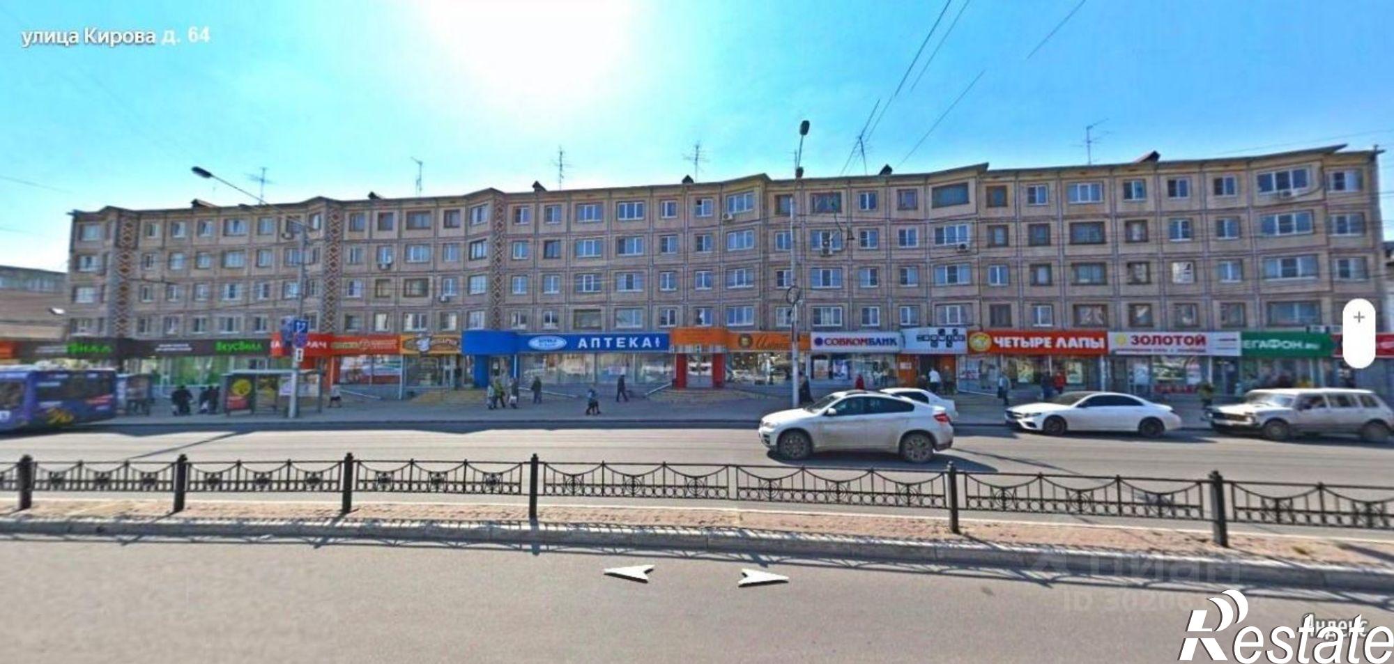 Сдать торговое помещение за 59 510 рублей на Калуга, улица Кирова, 64