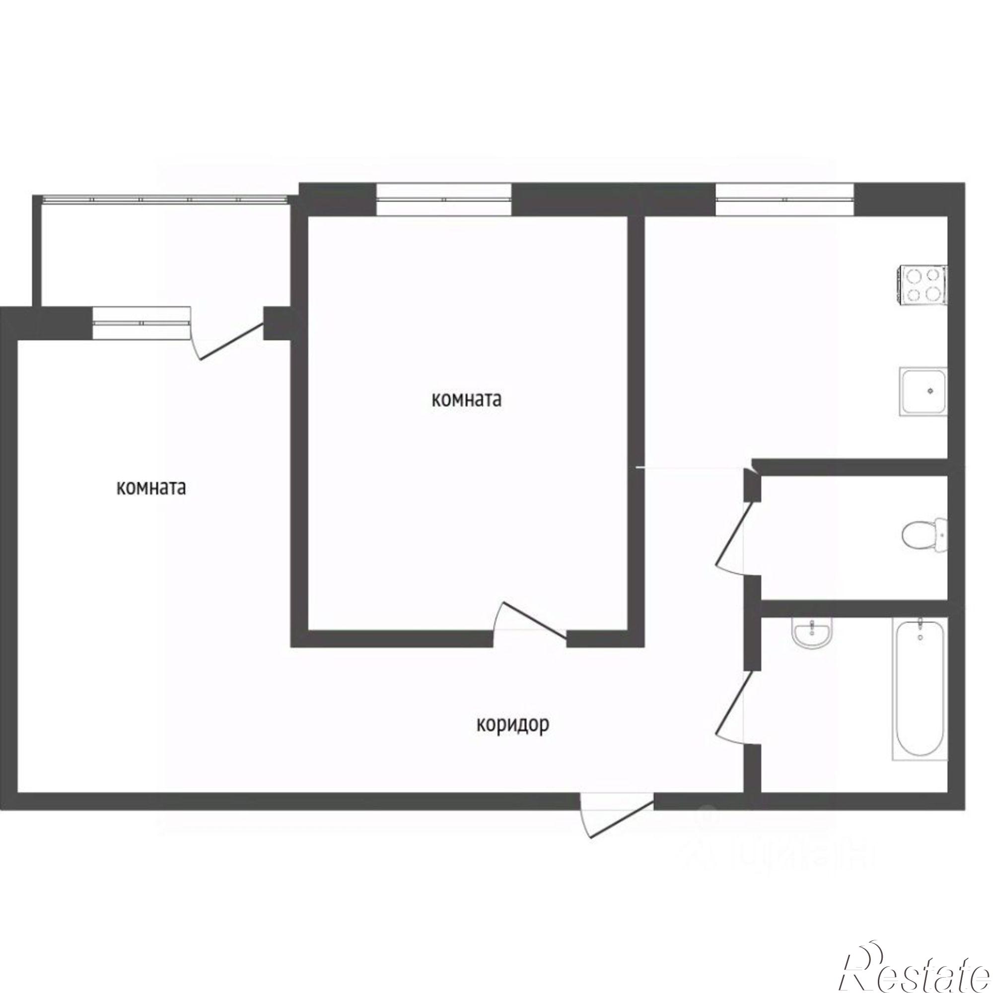 Купить квартиру за 4 800 000 рублей на городской округ Калуга