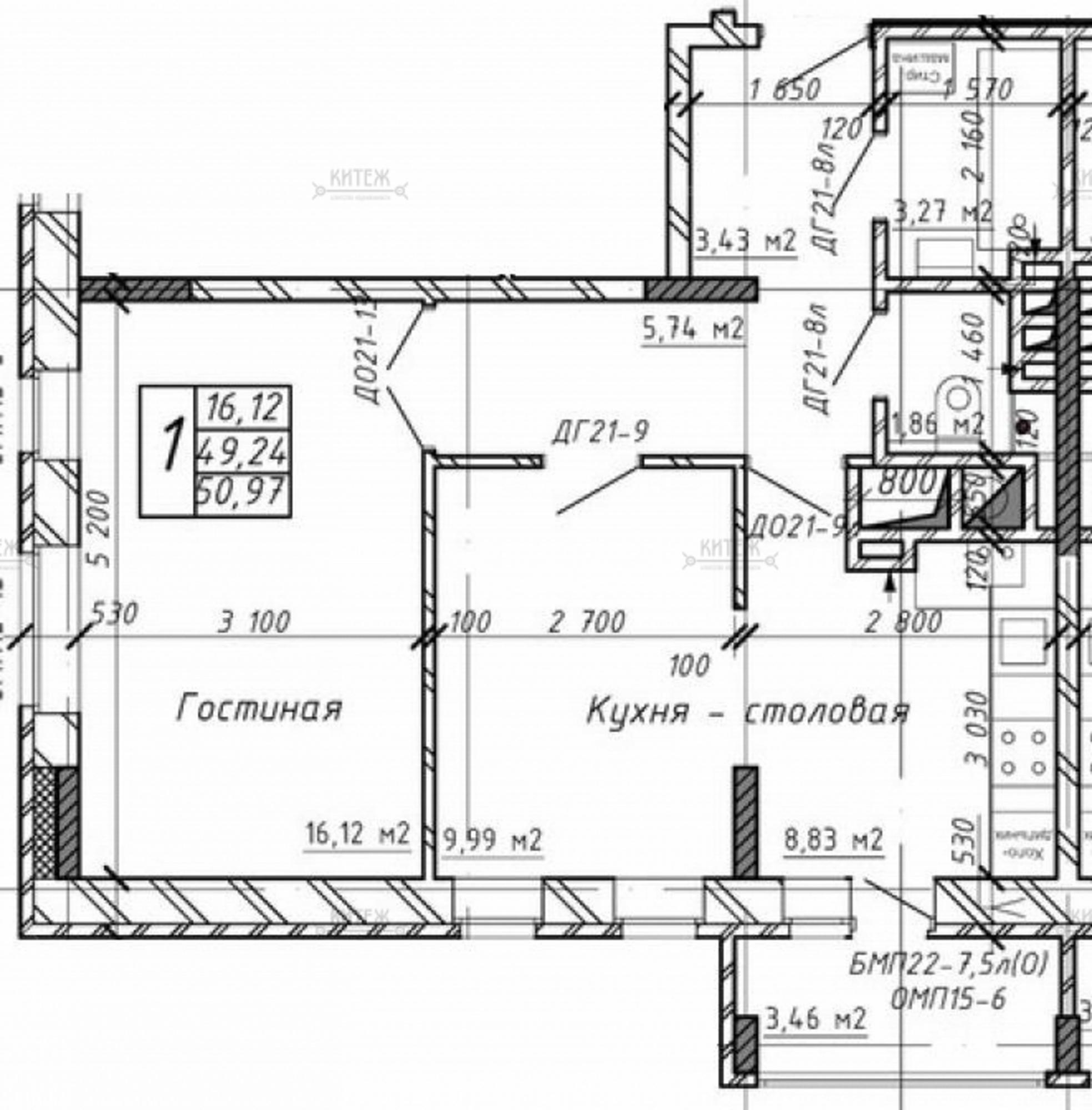 Купить квартиру за 4 677 400 рублей на Азаровская улица,40к4