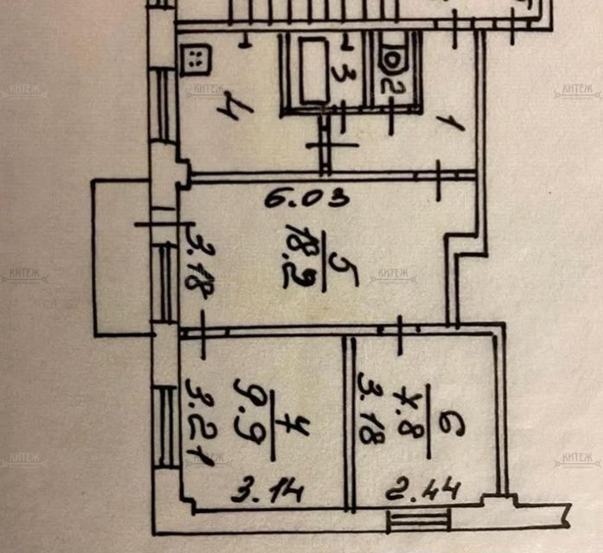 Купить квартиру за 5 200 000 рублей на Подвойского улица,27