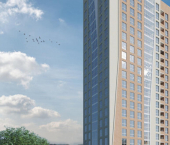 1-комн, 39кв м, этаж 12/22 ул Пухова, 56