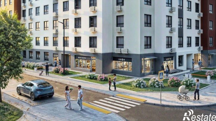 1-комн квартира в новом доме Боровский район, деревня Кабицыно