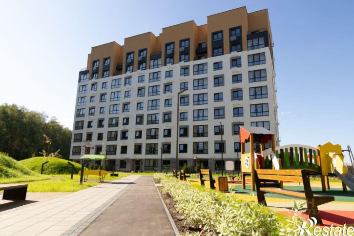 1-комн квартира в новом доме Боровский район, деревня Кабицыно